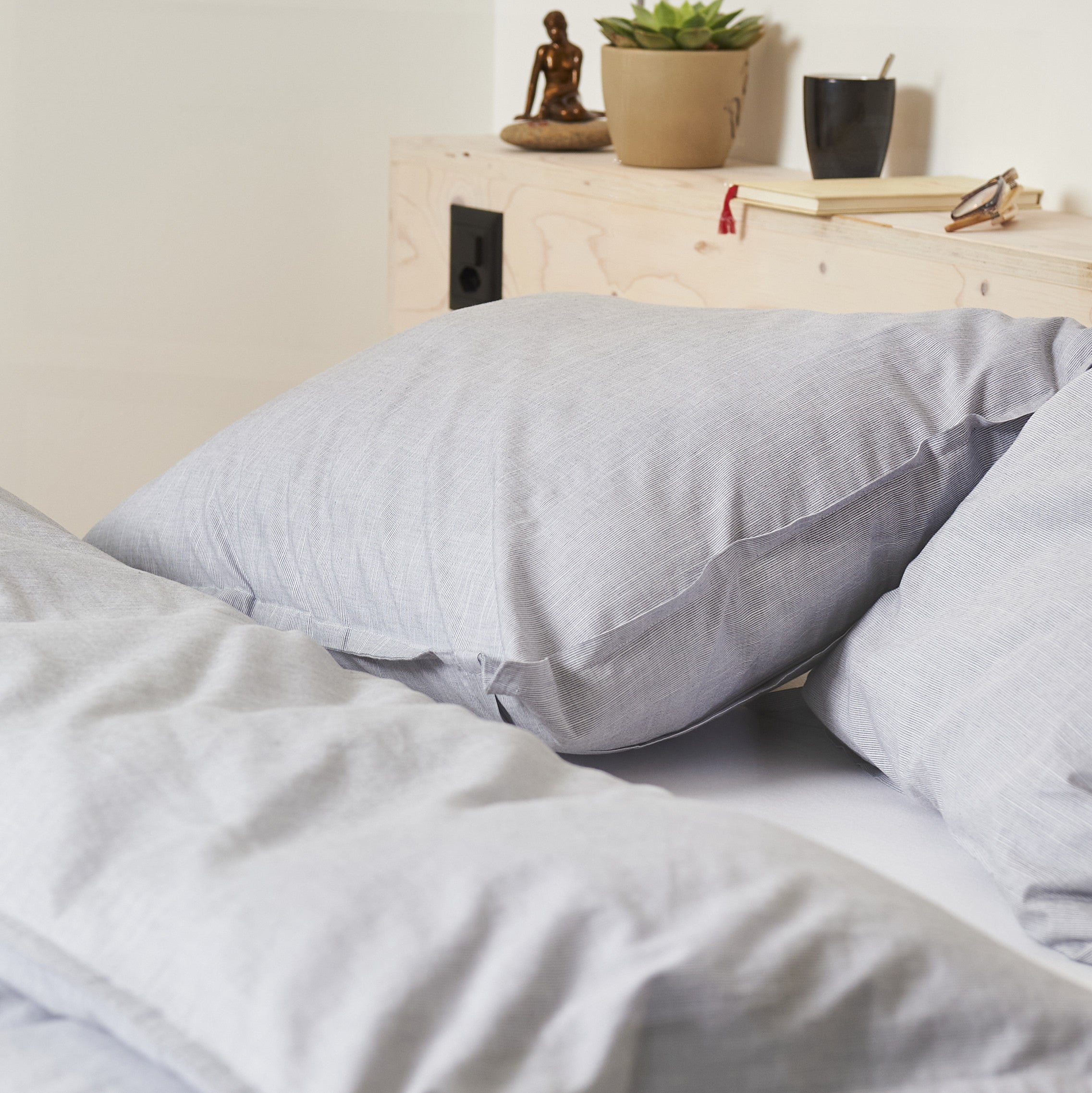 NYHOLM stone, cushion cover 65x100 cm