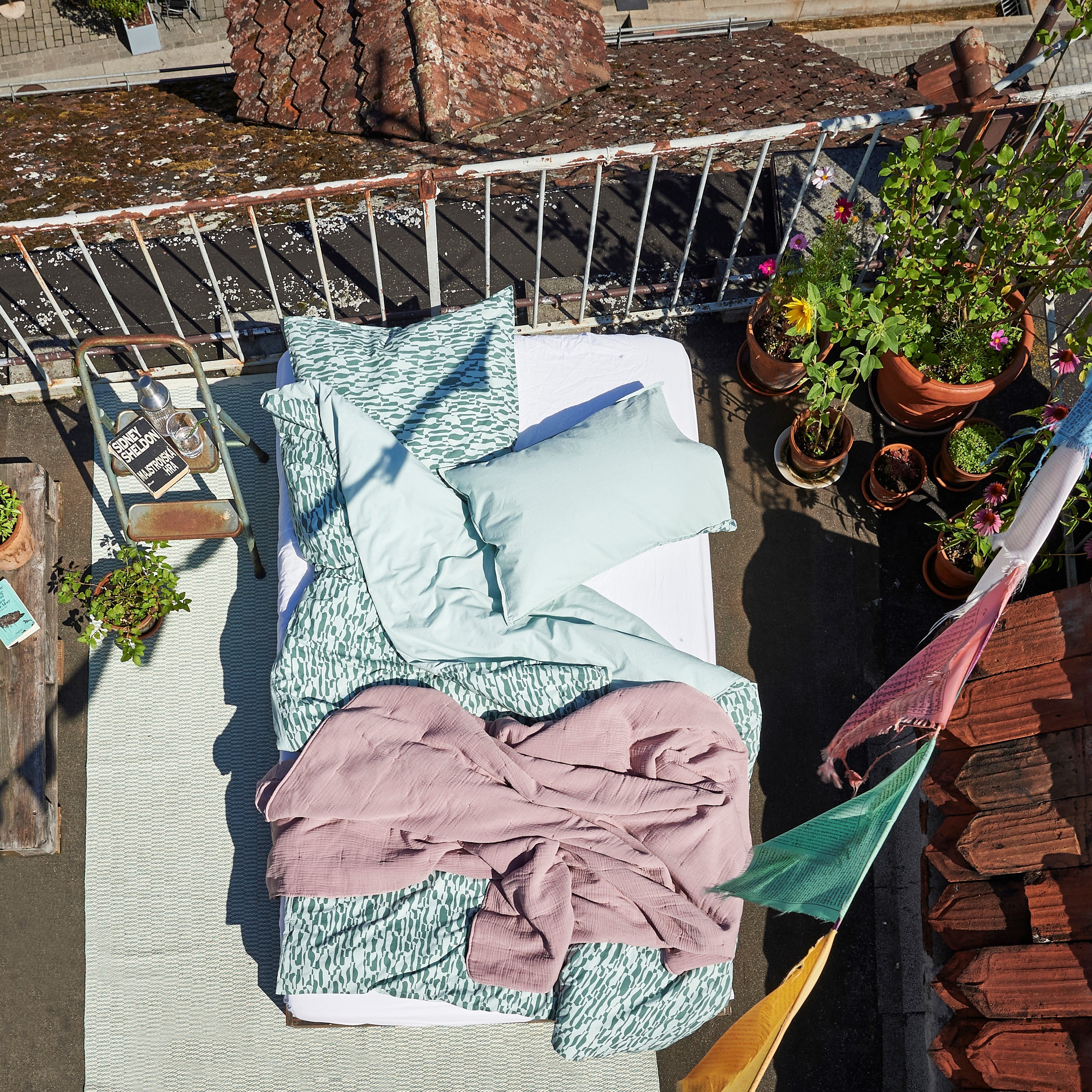 NORA blanket ash rose, quilt 150x200 cm