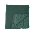 NORA couverture vert foncé, couette 150x200 cm