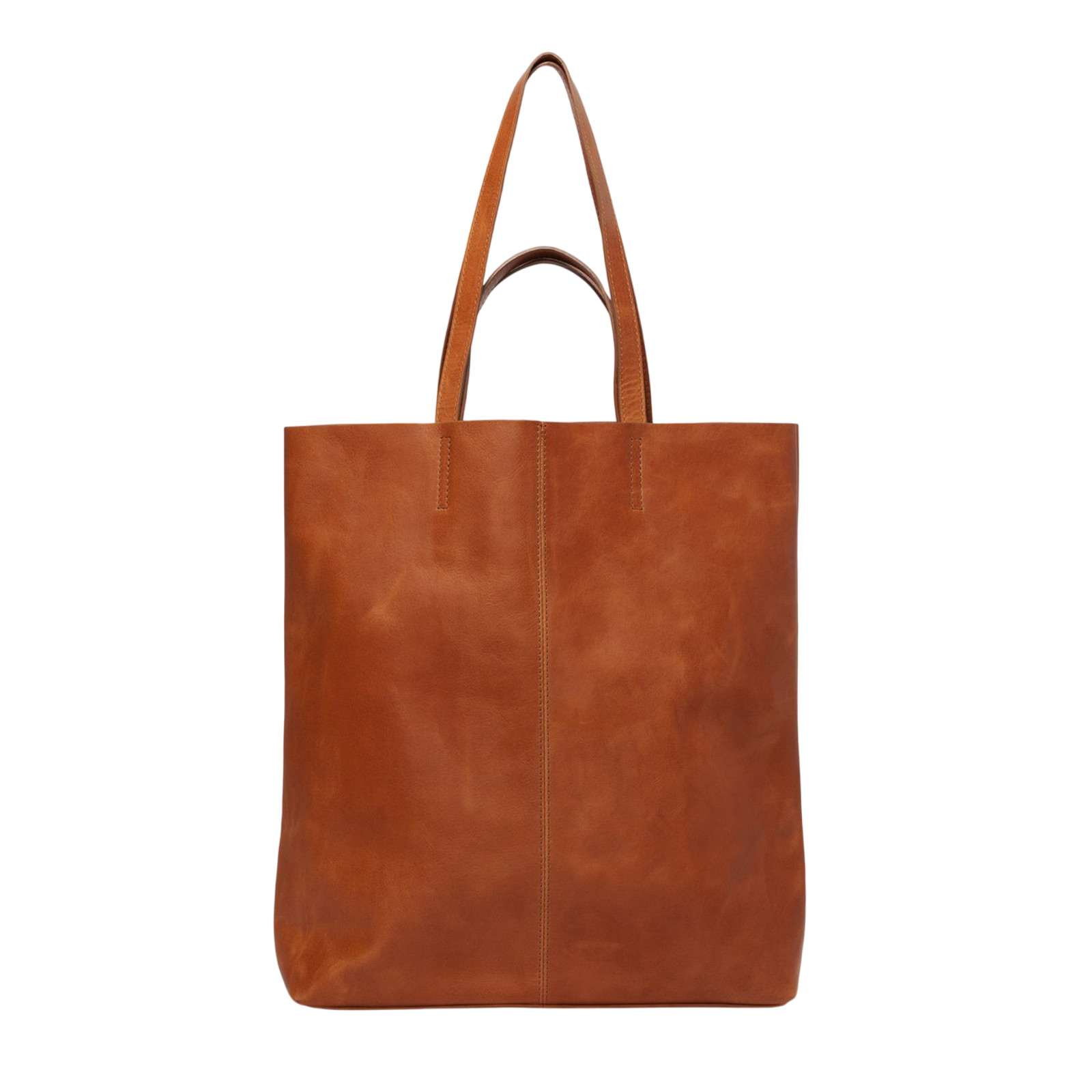 Straps Tote Bag Brown