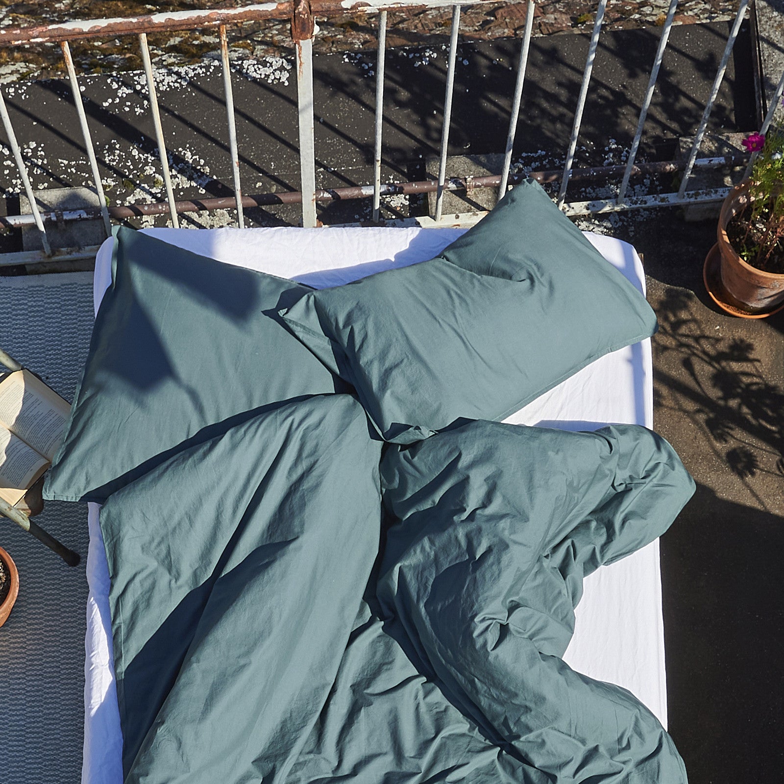 Kissenbezug Louise dunkelgrün