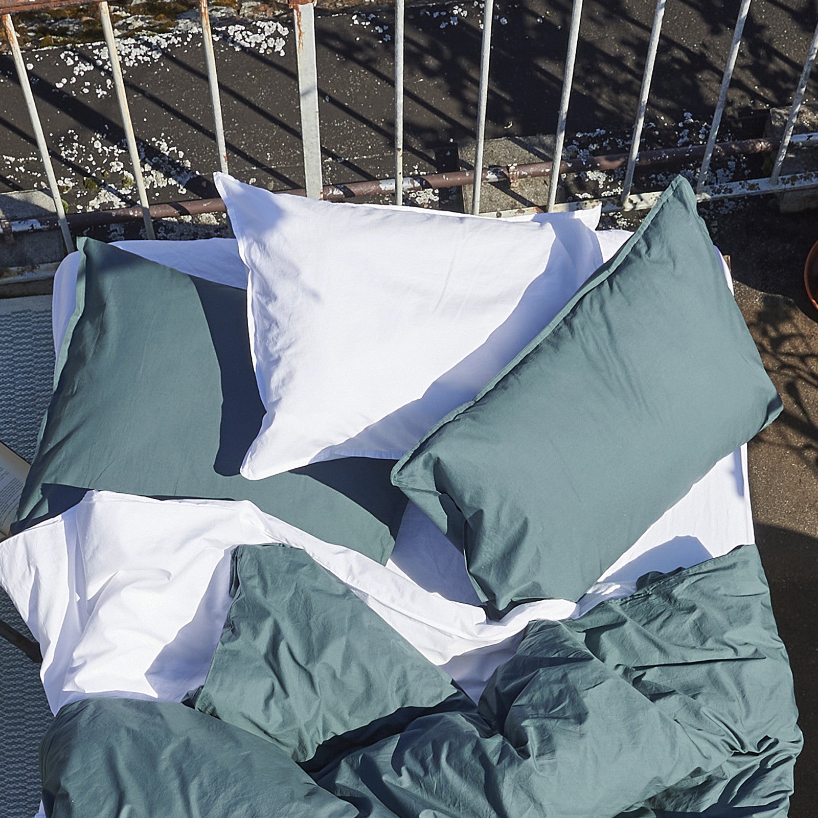 Kissenbezug Louise dunkelgrün