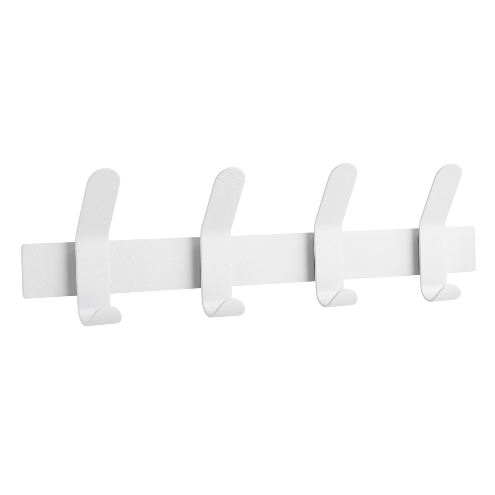Wardrobe rail A-Rack 4 hooks, white