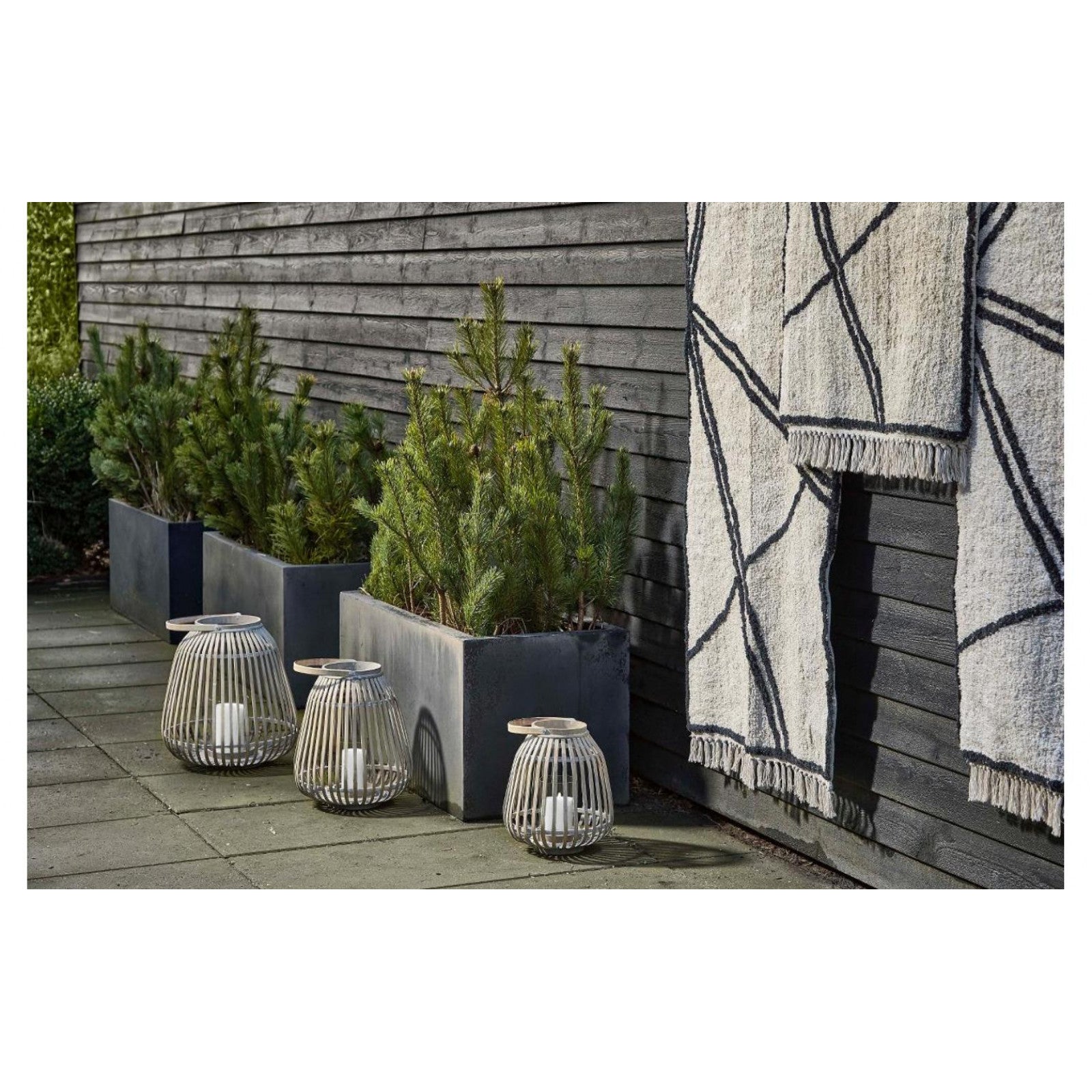 Lanterne 29 x 35 cm, brun