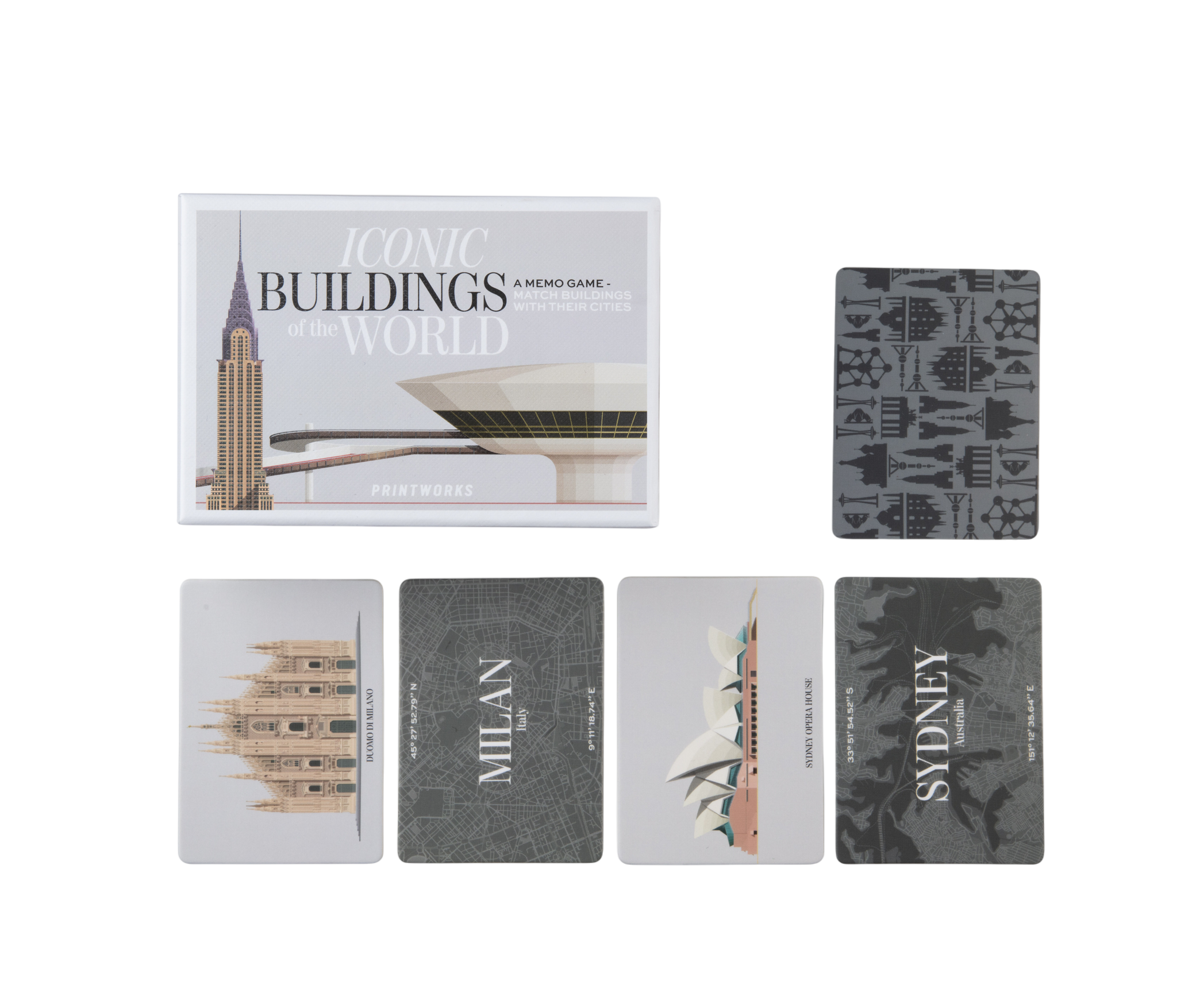 Game Iconic Building Memory grey