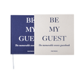 Buch Gästebuch Grey, Navy