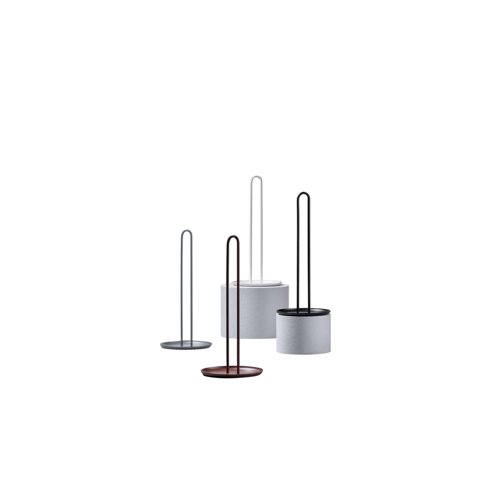 Küchenrollenhalter Singles, Grau