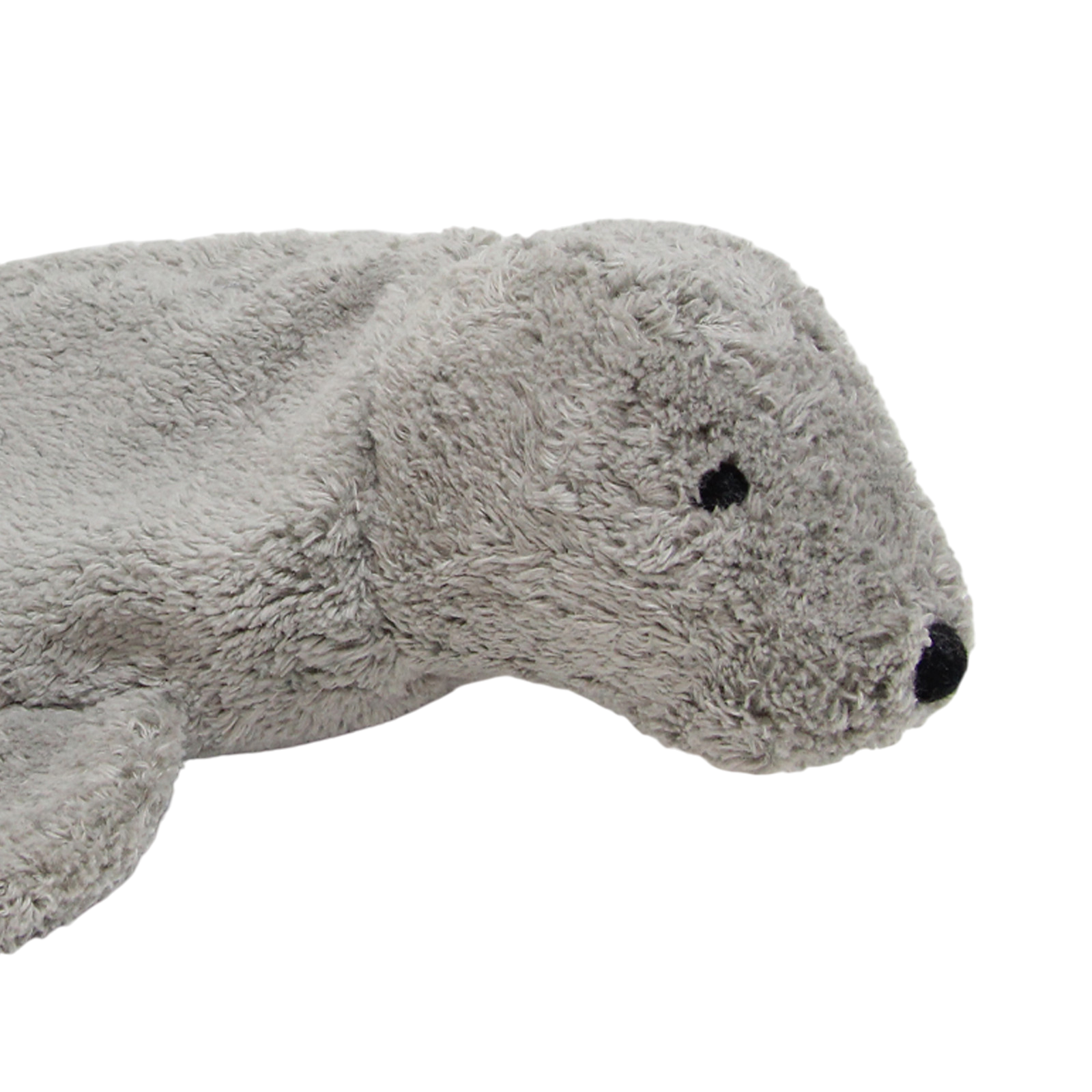 Senger organic cuddly and warming animal seal cherry stone small gray