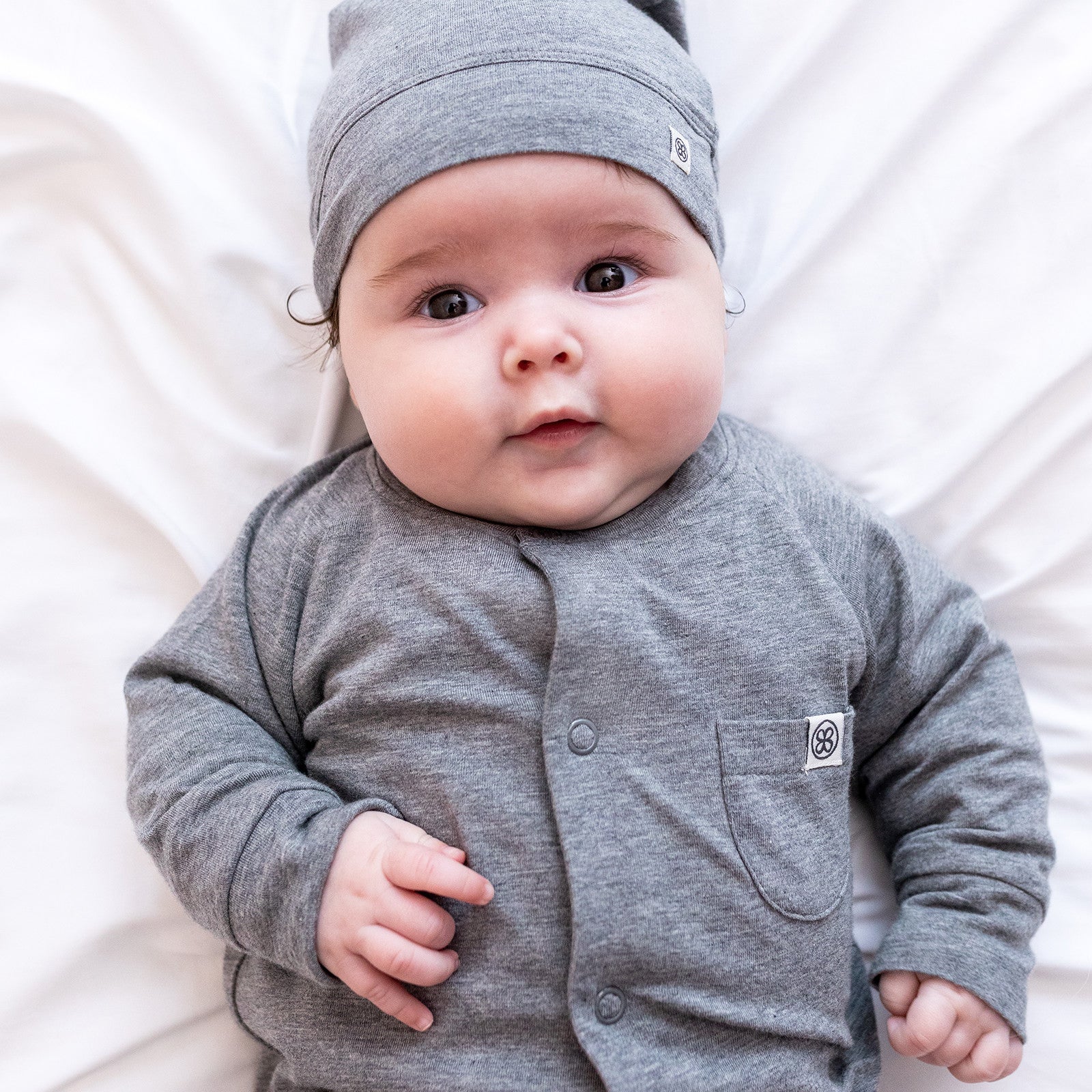 Baby set UV protection Stone Grey