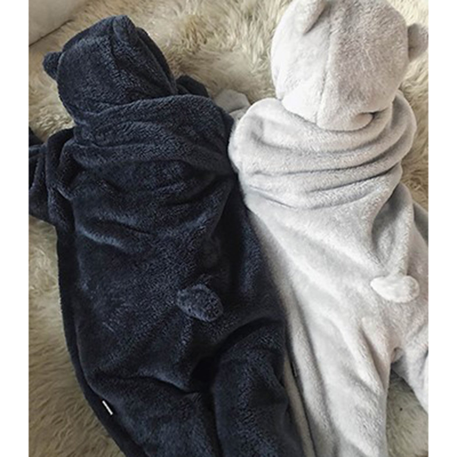 Baby Teddyfleece Einteiler Kay vapor blue