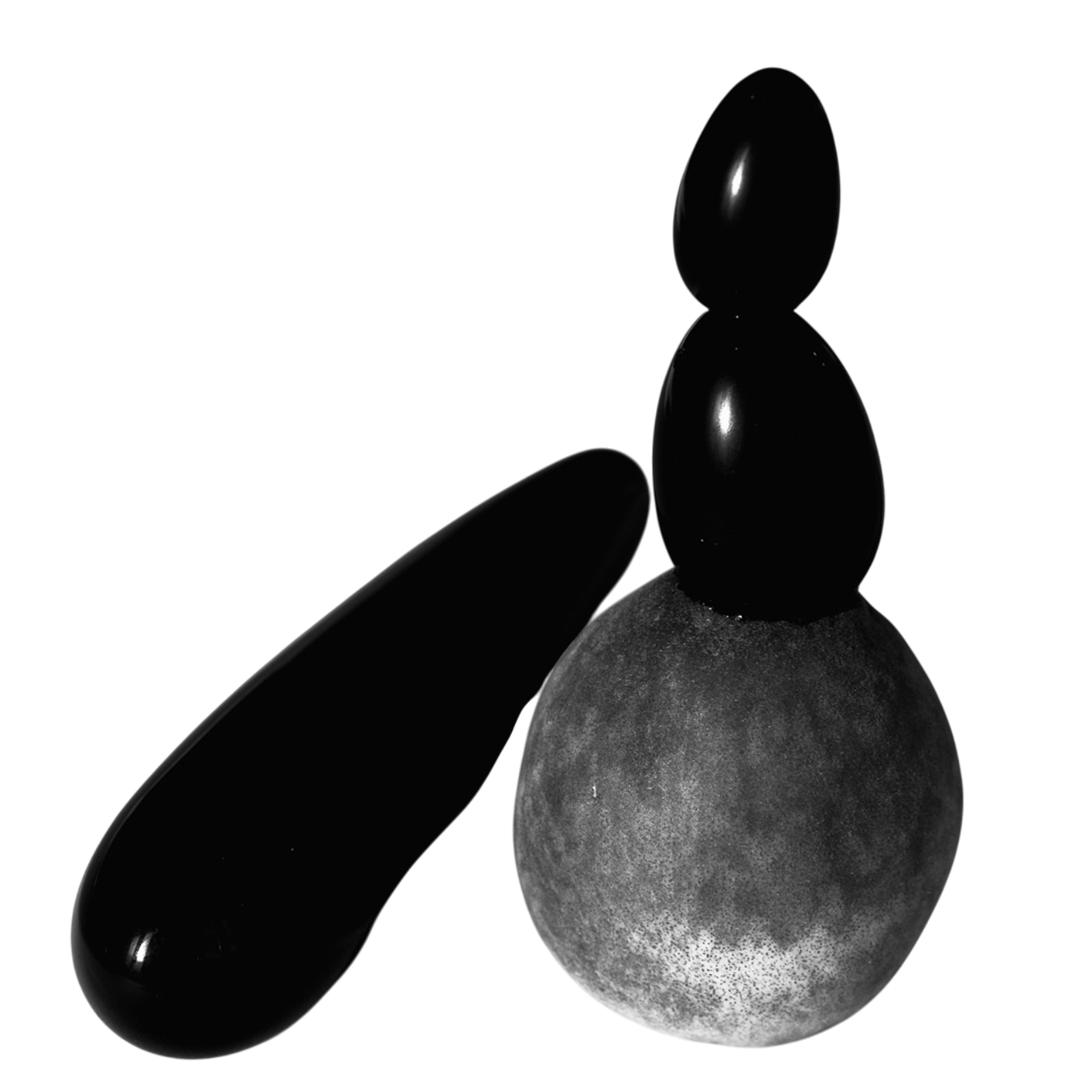 Oeuf de Yoni Obsidian M (40x25mm)