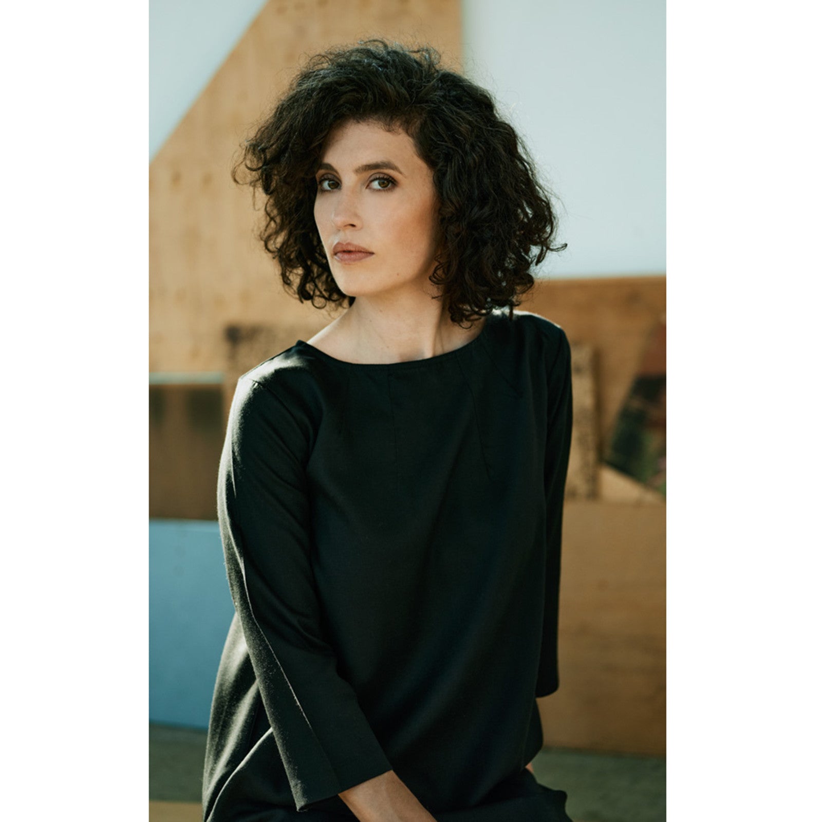 Kleid Tencel schwarz