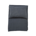 Taie d'oreiller Linus uni, anthracite