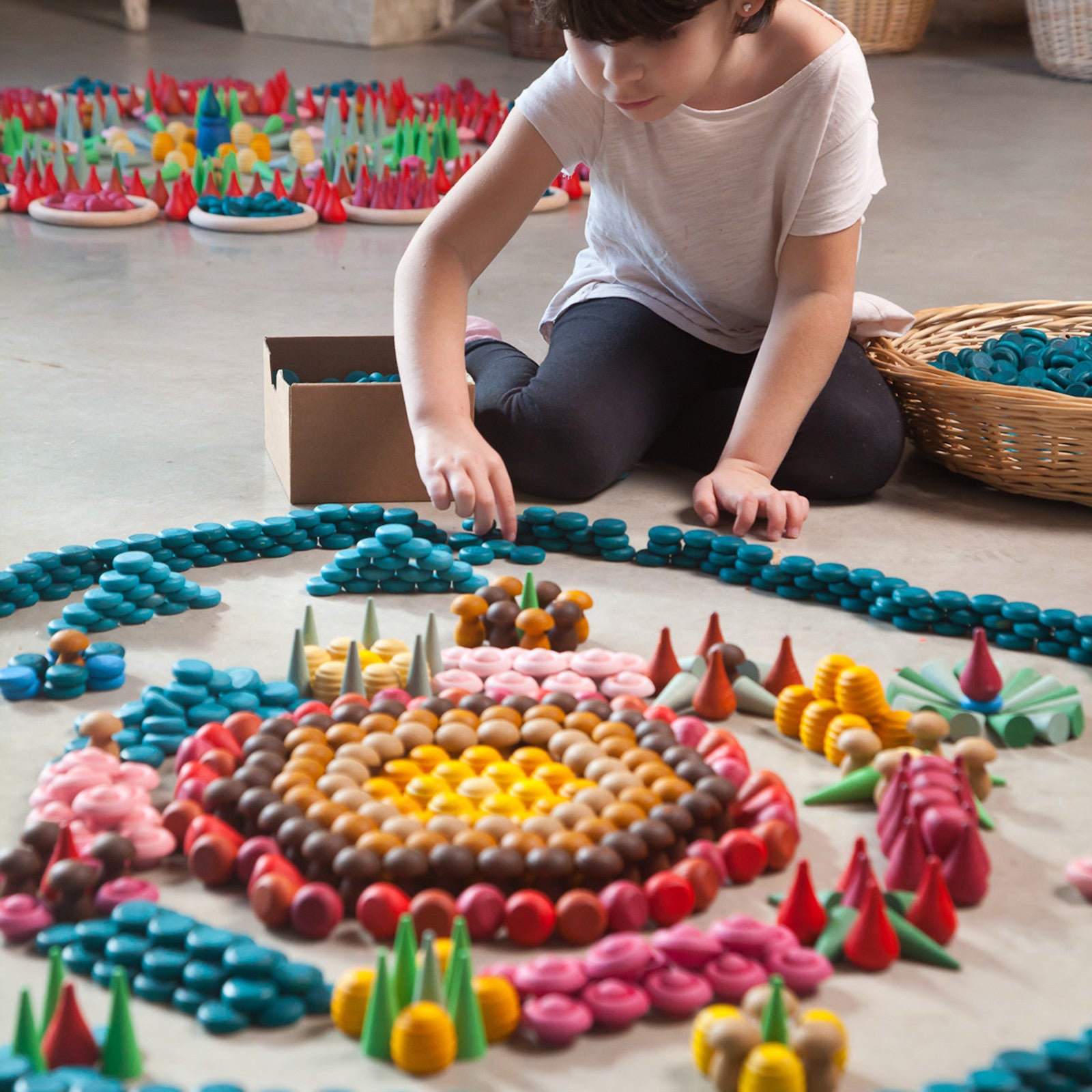 Mandala 36 champignons Grapat