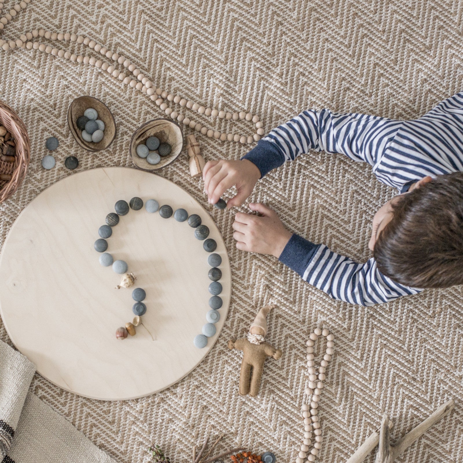 Mandala 36 pierres Grapat