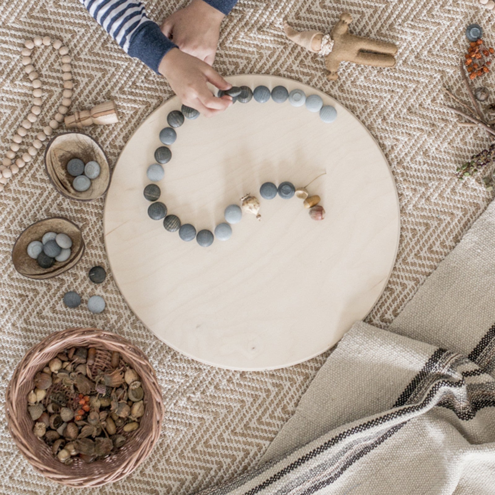 Mandala 36 pierres Grapat