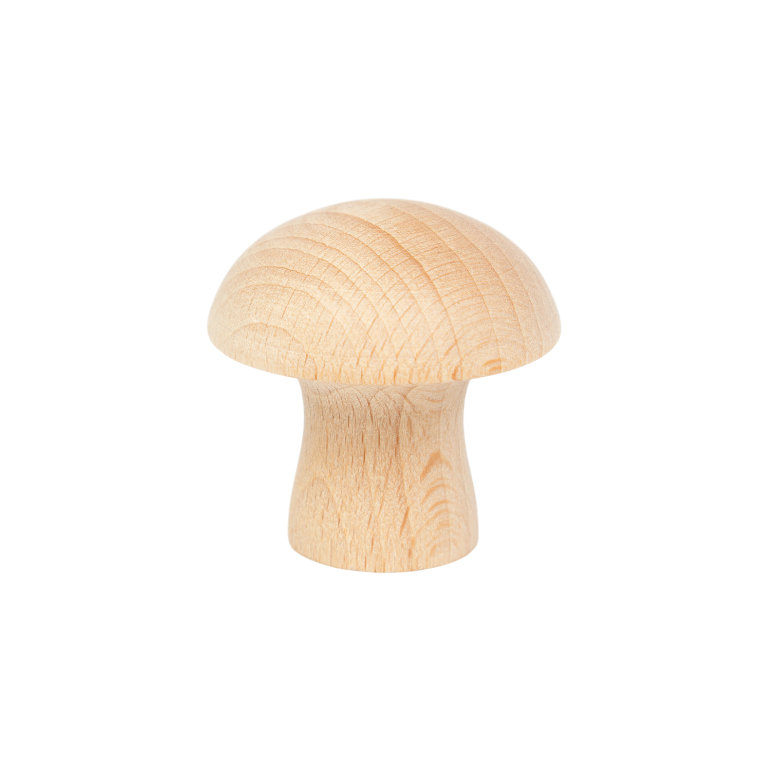 Champignons en bois nature 6 pièces Grapat