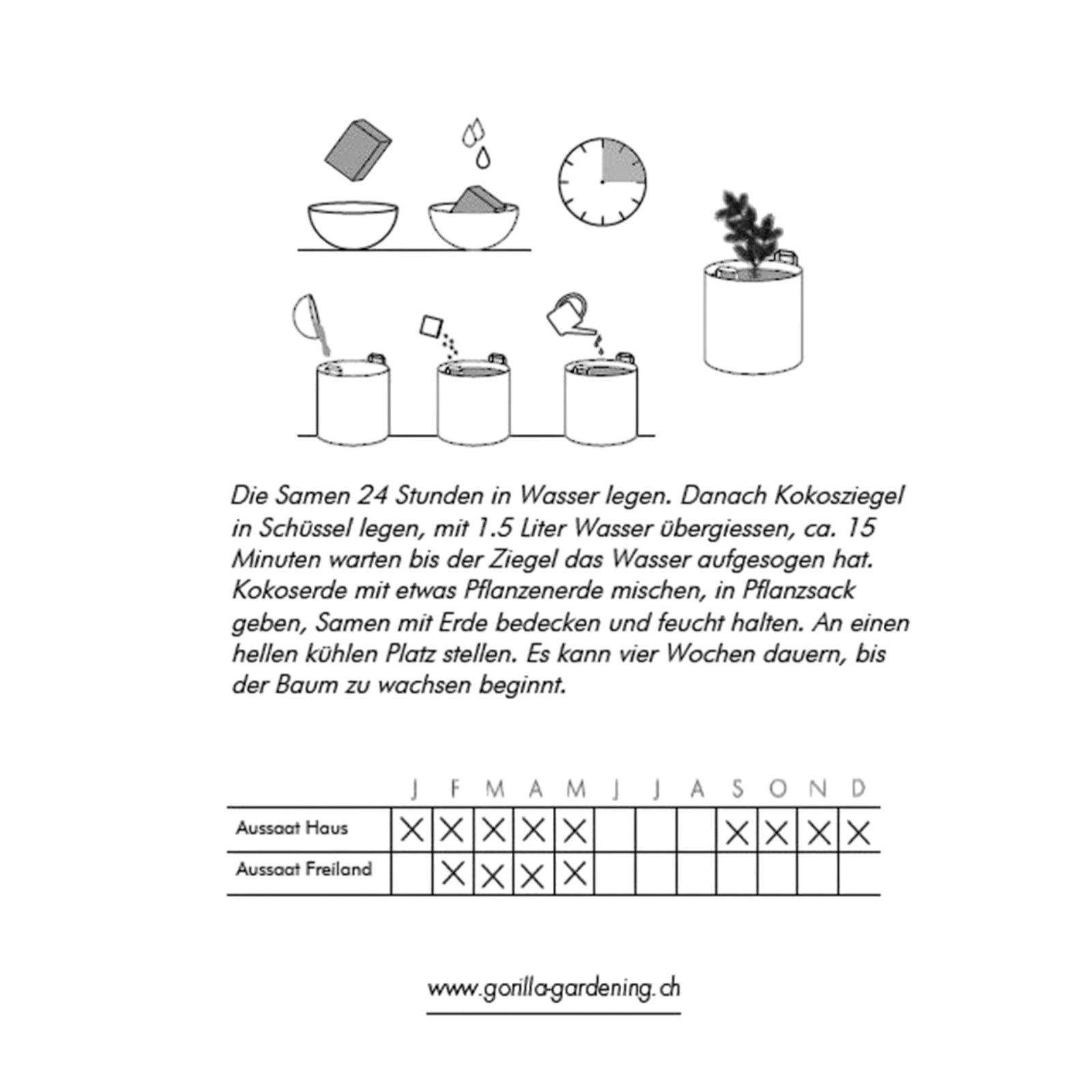 Fir tree planting bag