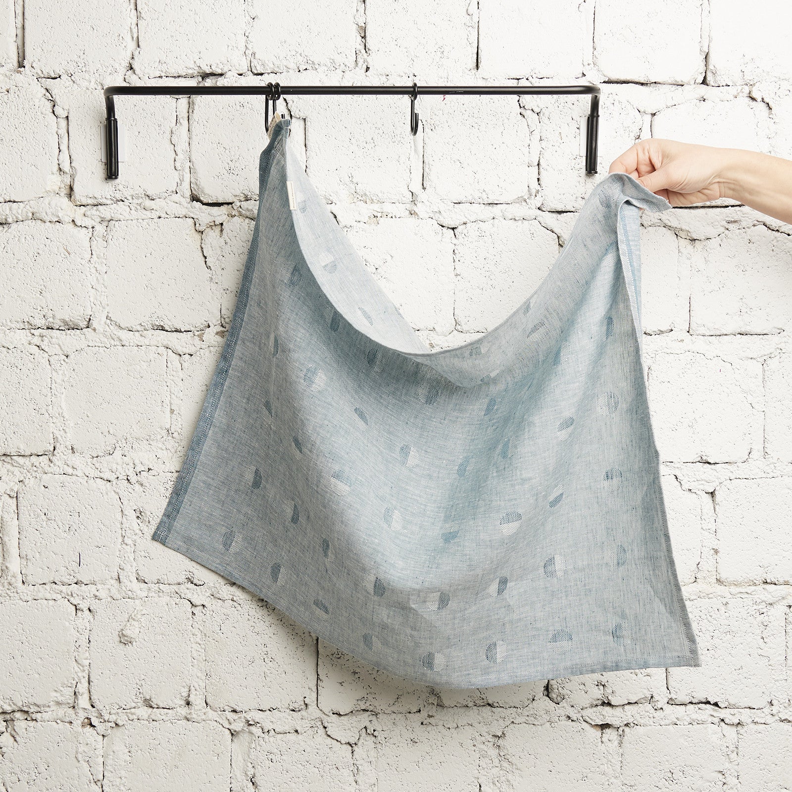 JULIETTE "Small Dots" Küchentuch ocean 50x70cm (dark blue)