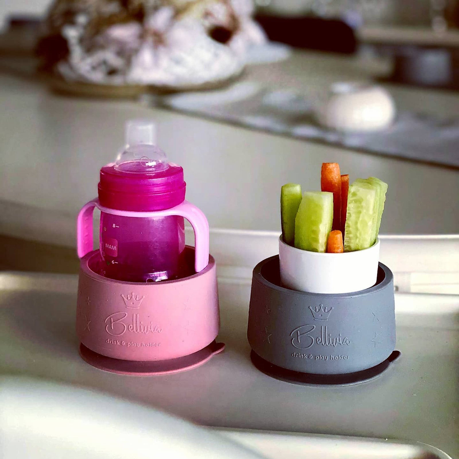 Drink & Play holder rosa