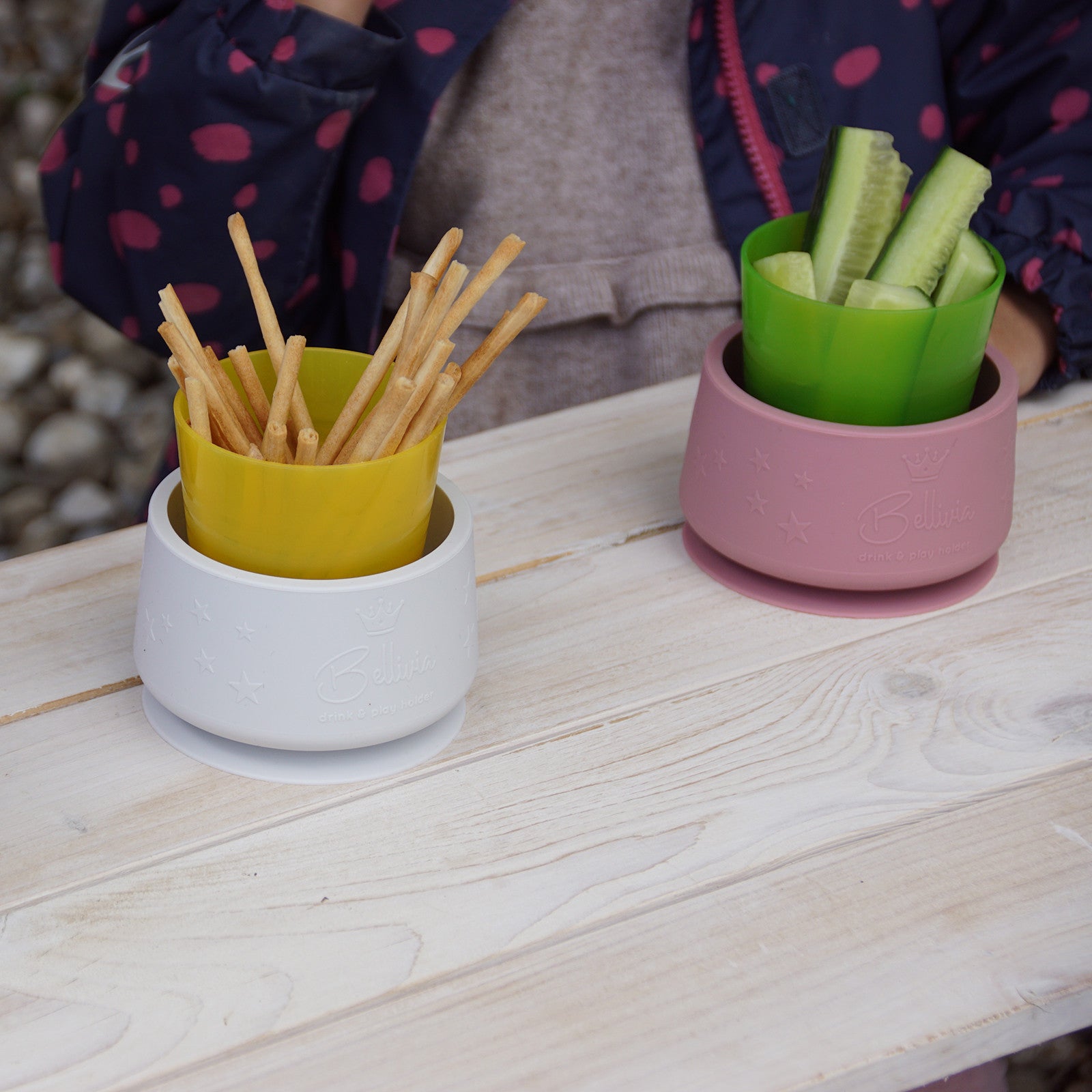 Drink & Play holder weiss