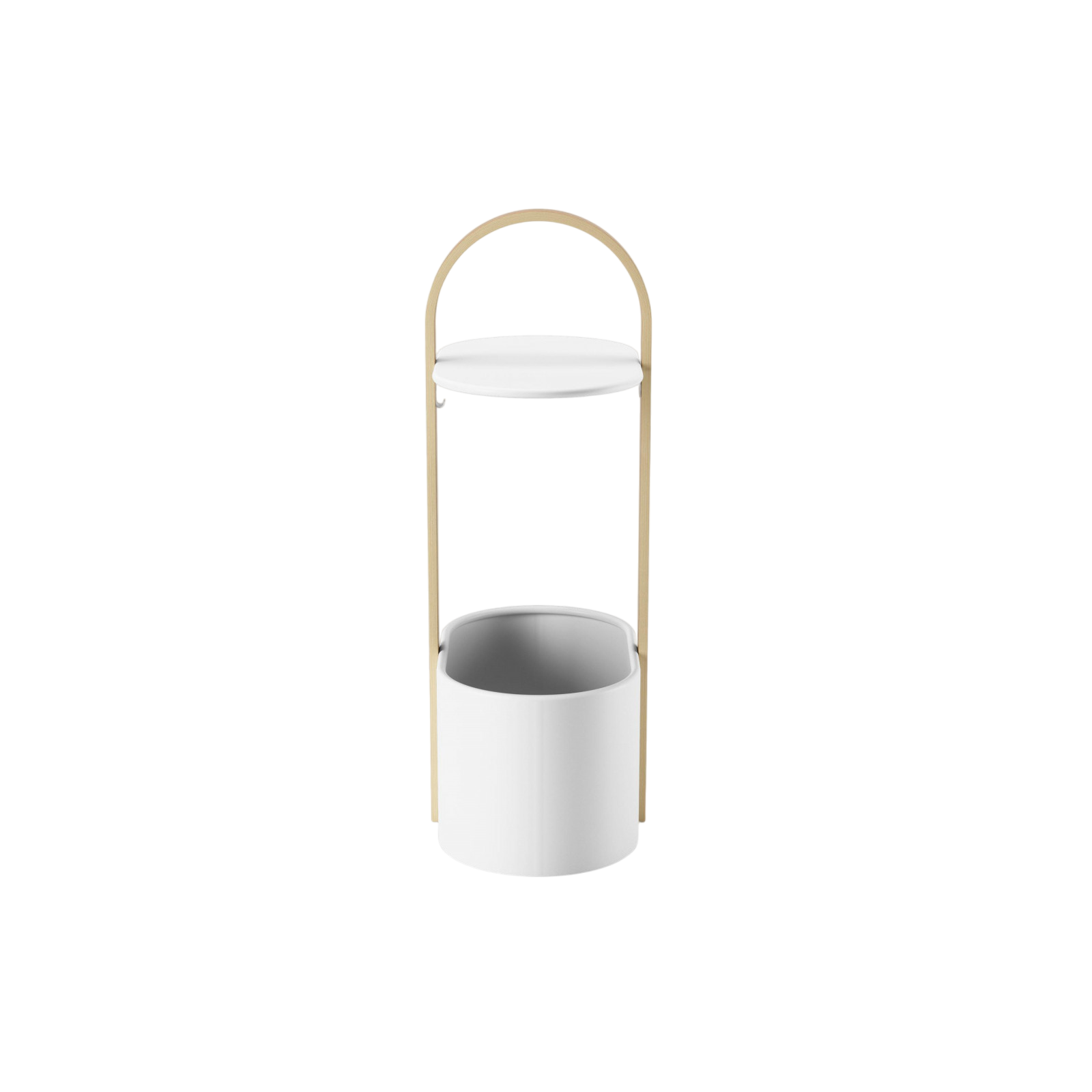 Table d'appoint Bellwood, Blanc