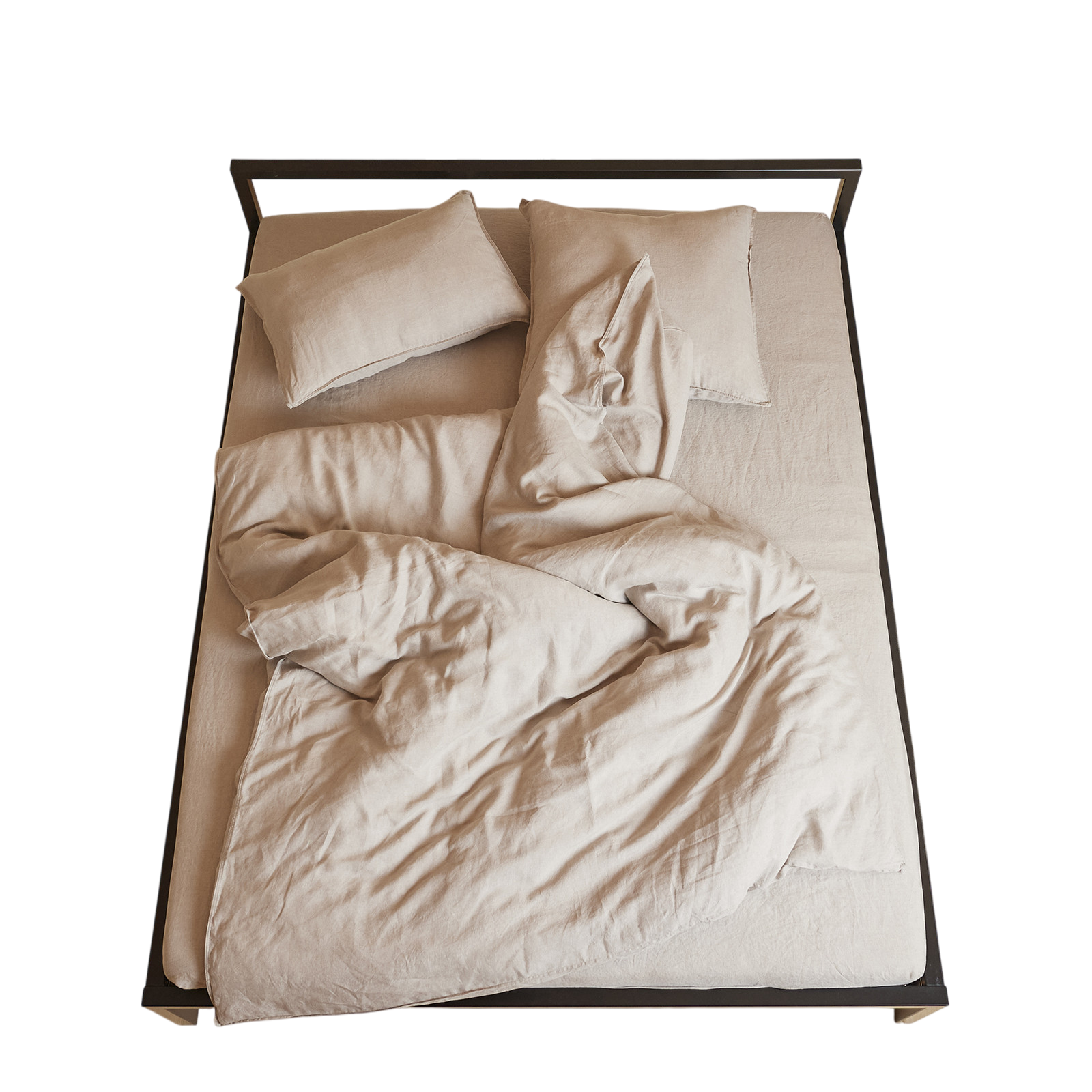 Linus uni, natural Housse de duvet 200x210 cm