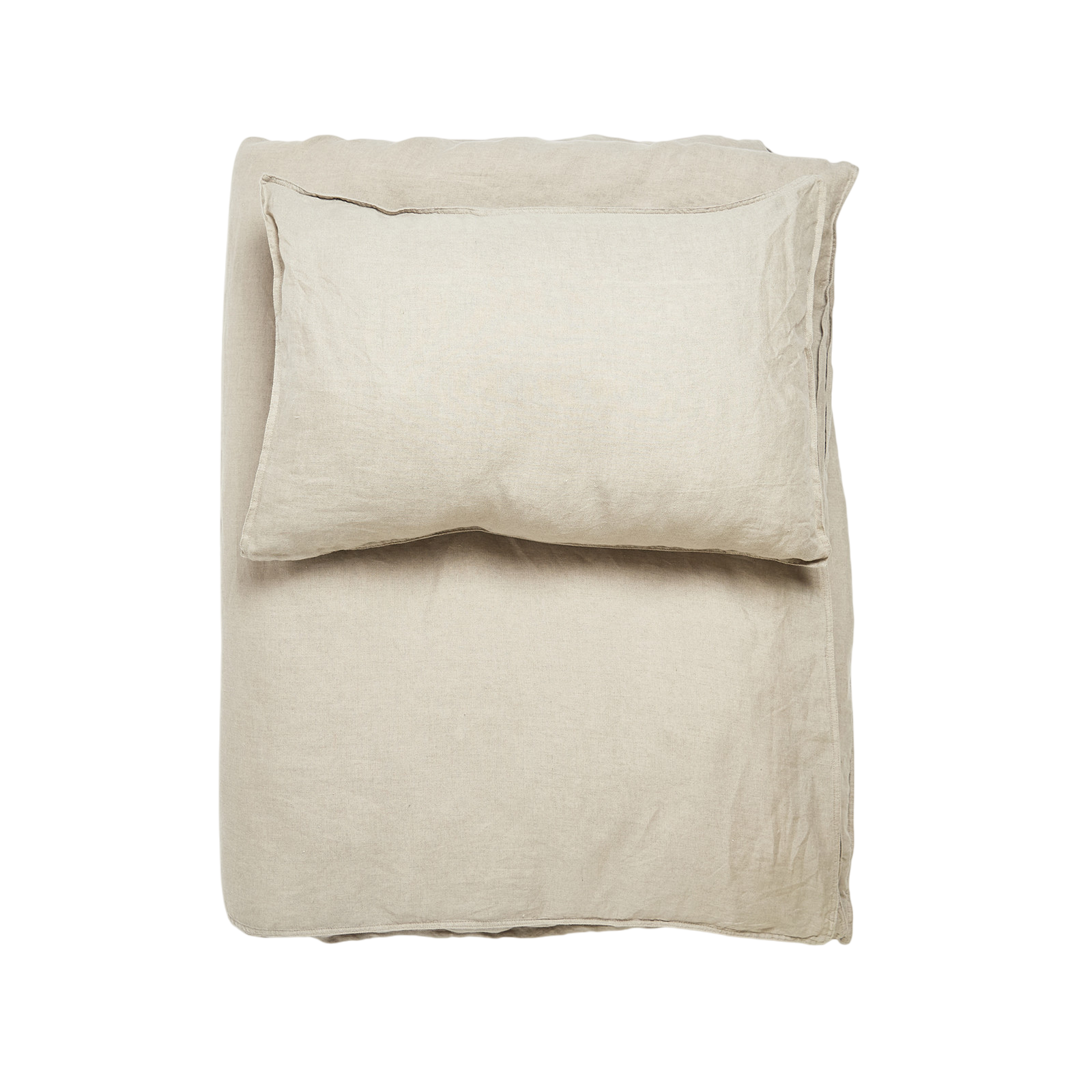 Linus uni, natural Housse de duvet 200x210 cm