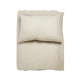 Taie d'oreiller Linus uni, natural
