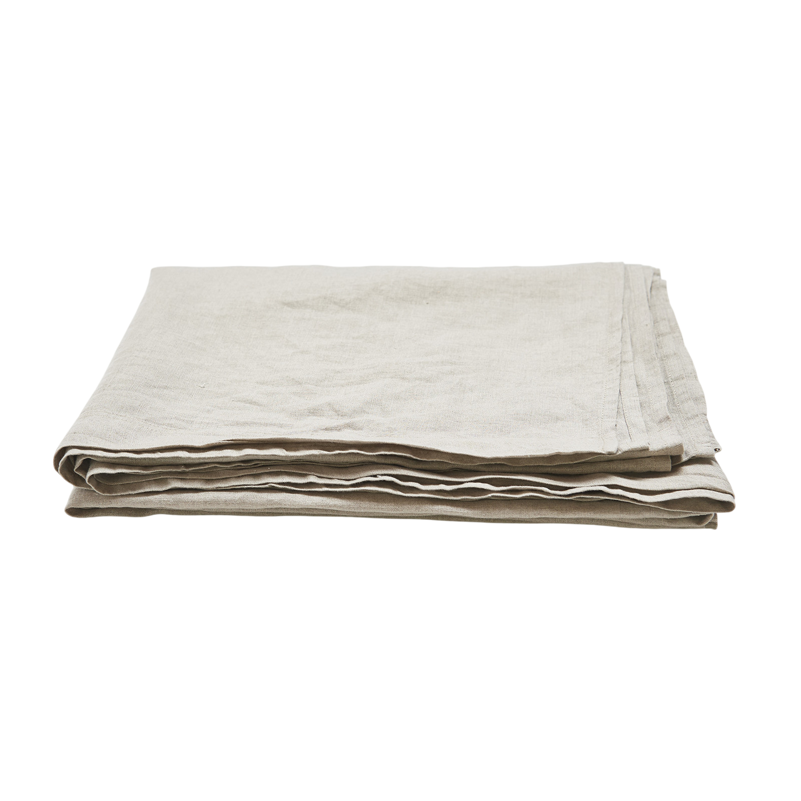 Linus uni, natural Drap de dessus 240x270 cm