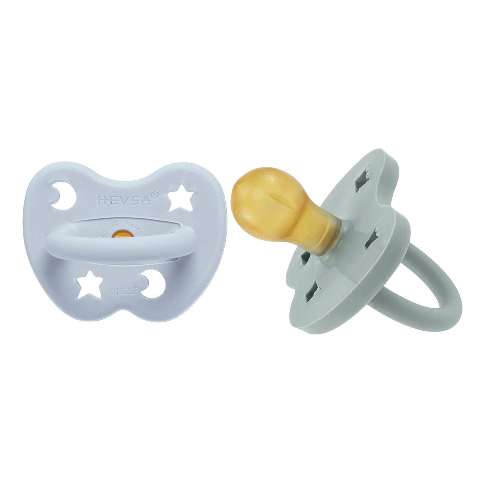 Sucettes bébé 2-Pack Round cottage blue & gorgeous grey