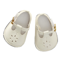 Puppenschuhe (40-45 cm) cream