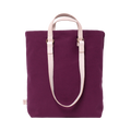 Shopper Sam Ruby, natural leather