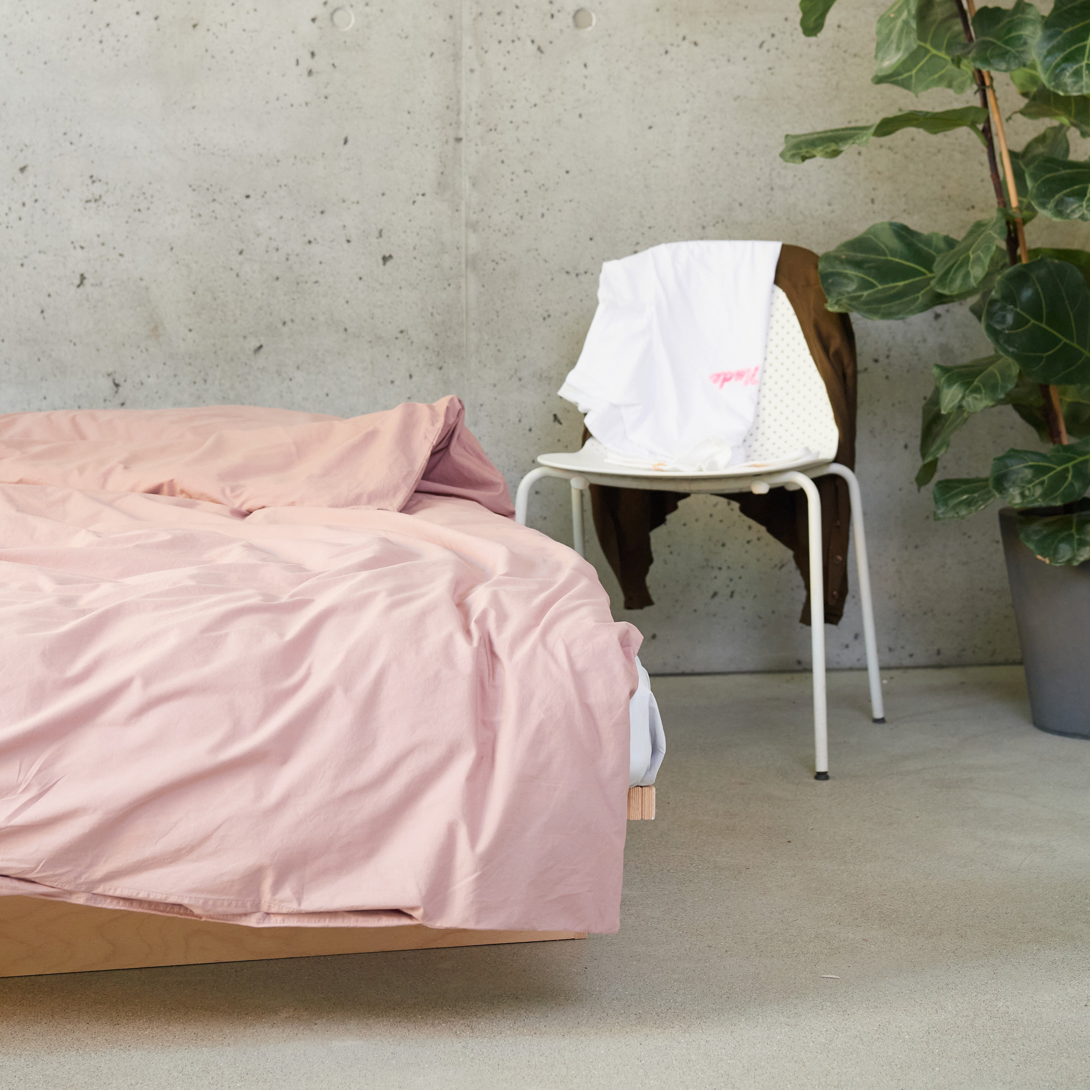 LOUISE ash rose, housse de couette 160x210 cm