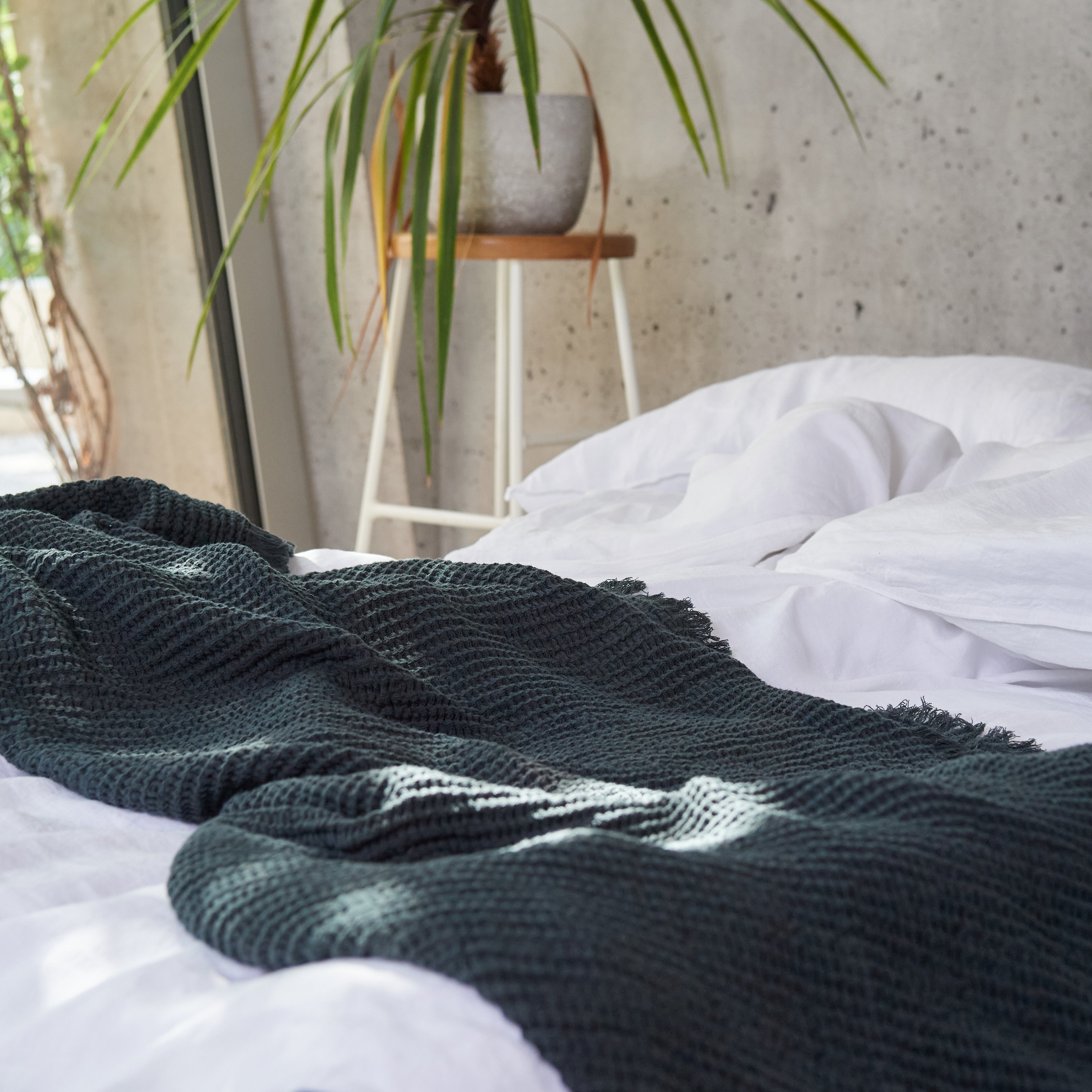 MARTA Wohndecke anthrazit, 130x170 cm