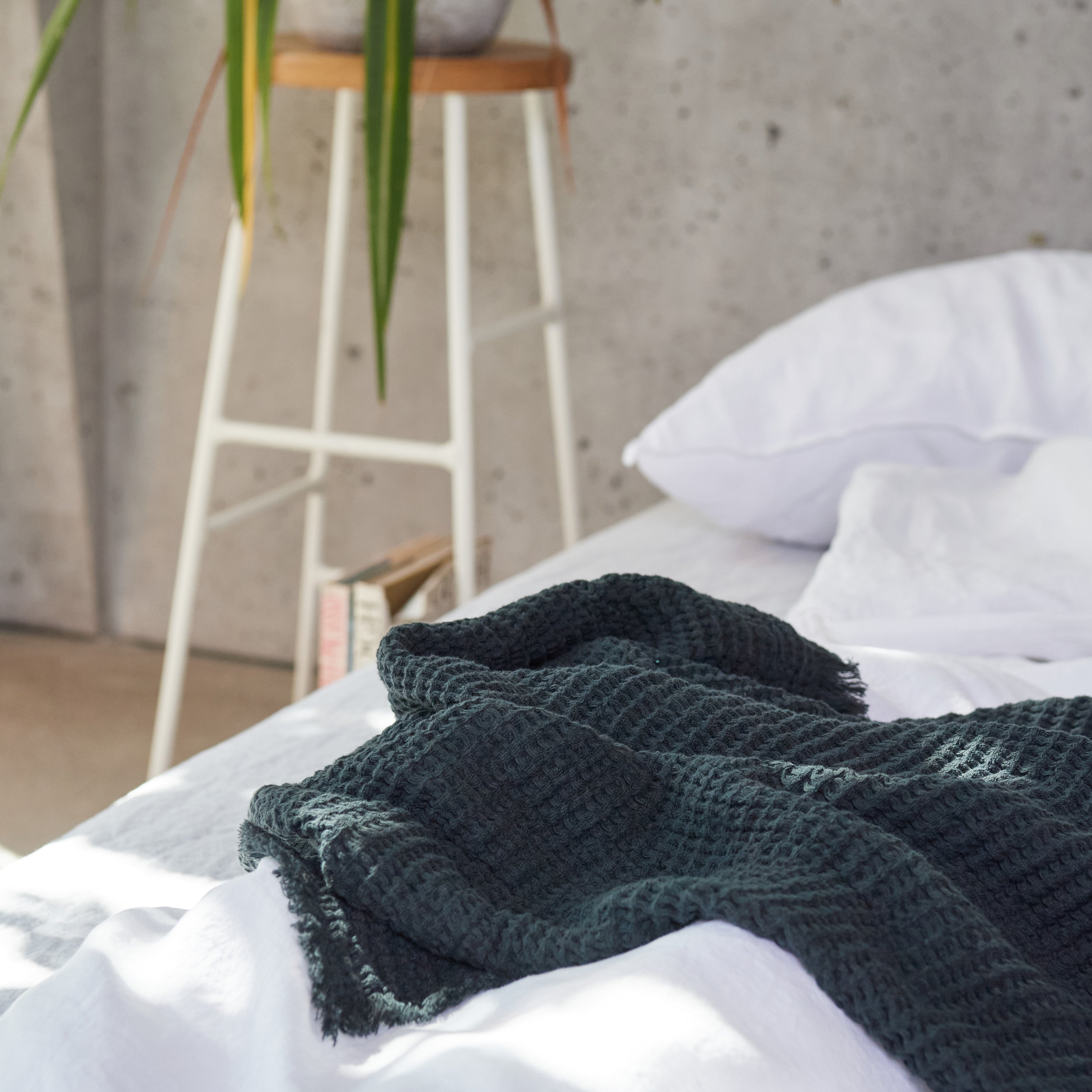 MARTA Wohndecke anthrazit, 130x170 cm