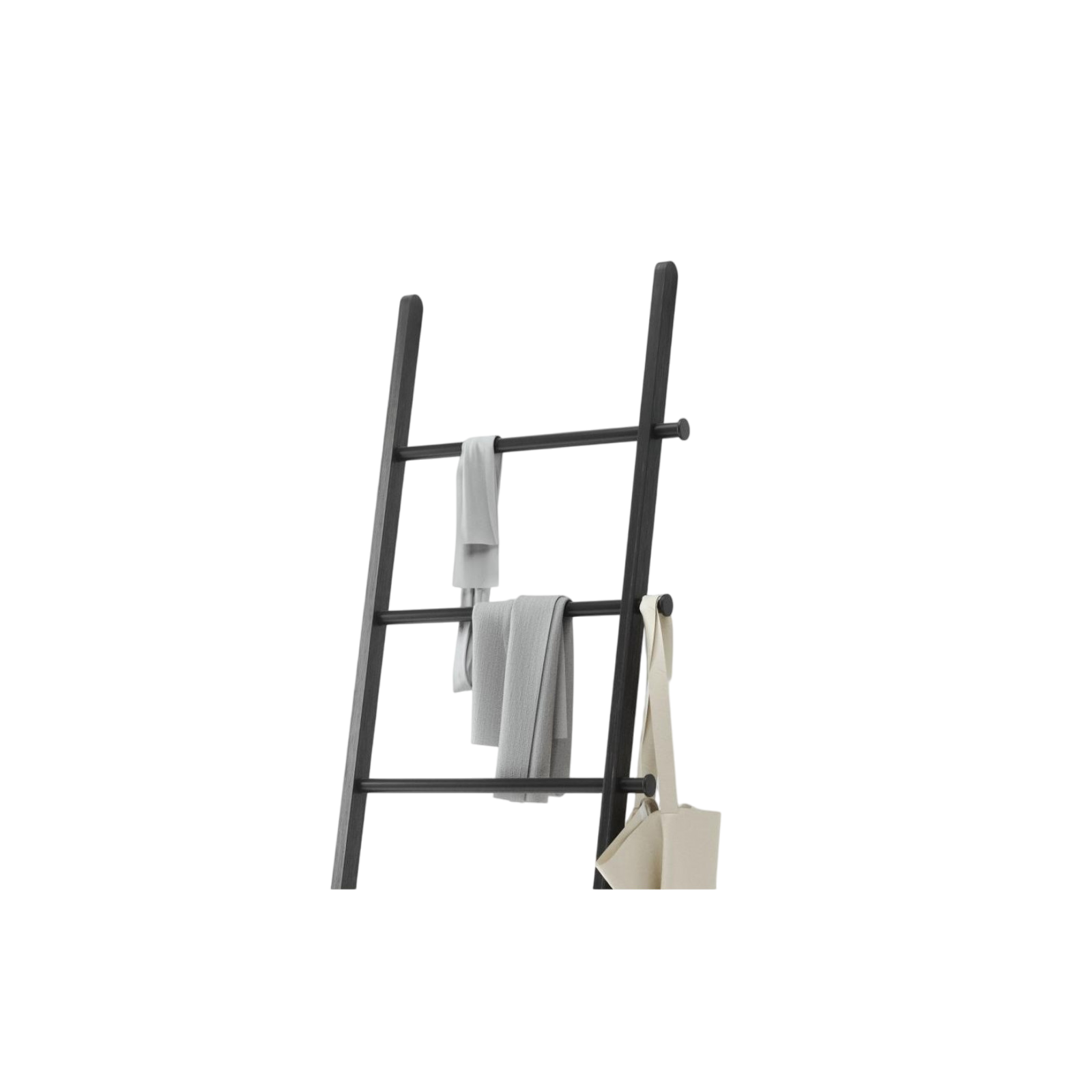 Garderobenständer Leana 152 cm, Schwarz