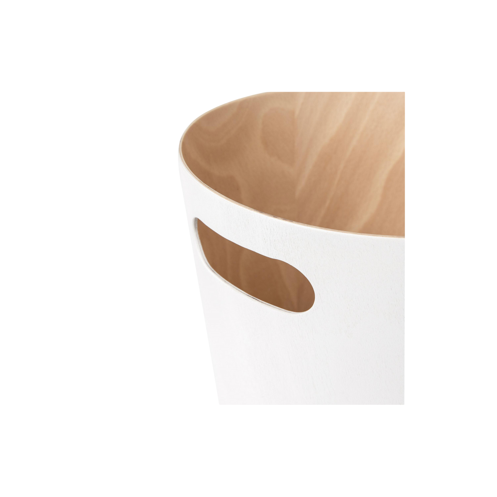 Woodrow wastepaper basket, white