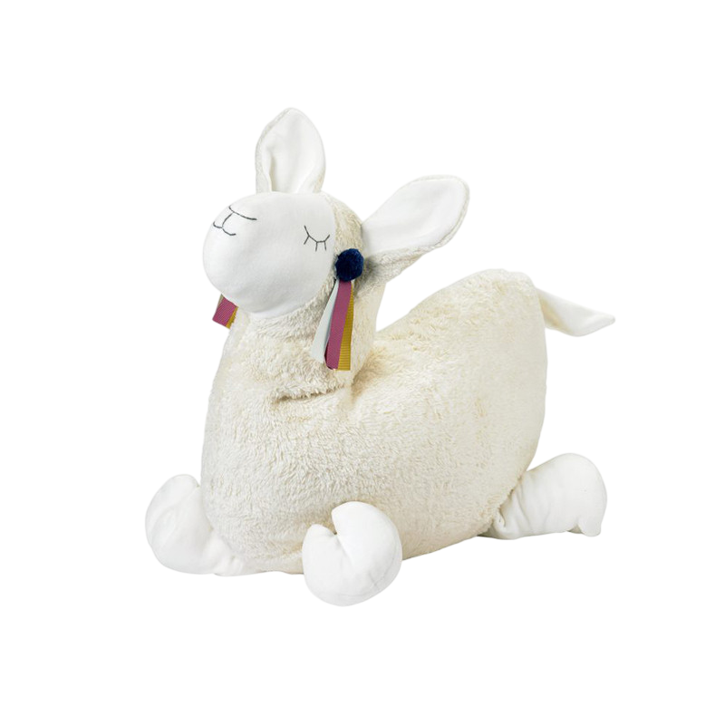 Cuddly cushion llama