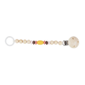Schnullerkette senfgelb/pflaume