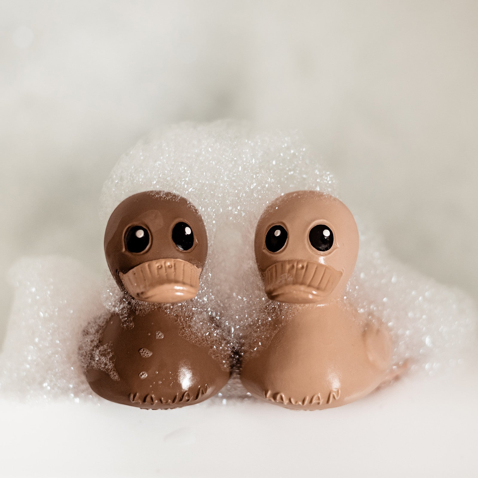 Baby Kawan mini rubber duck choco latte