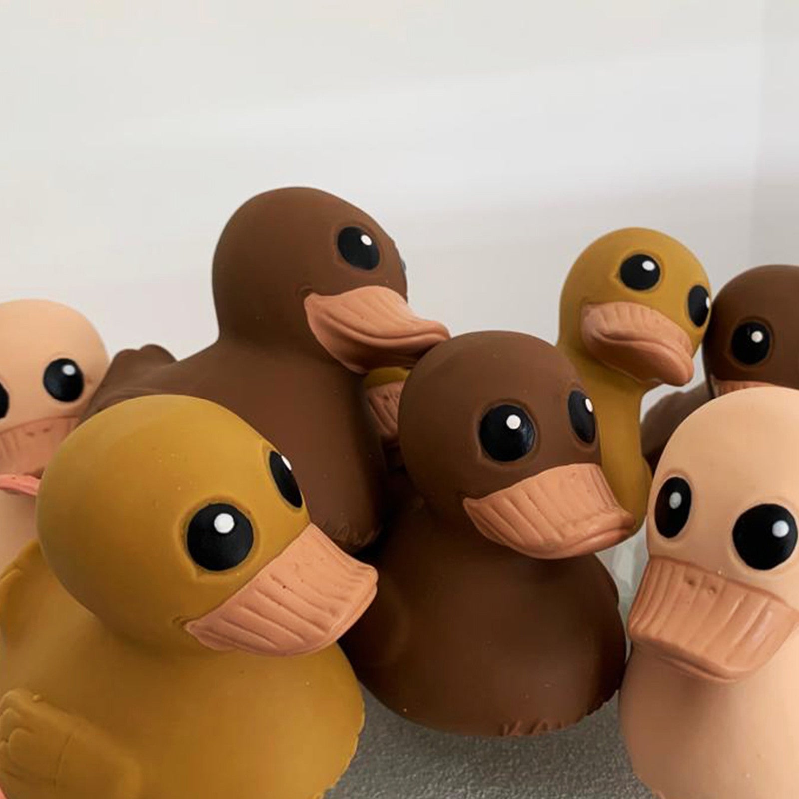 Baby Kawan mini rubber duck golden ochre