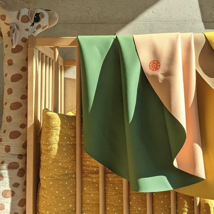 ROAM Spielmatte M rund, aprikose/eukalyptus