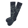 Skisocken Clouds True Navy/Mint ice