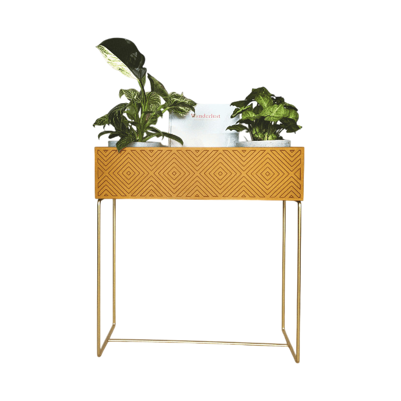 Nevi the plantbox mustard yellow, gold L