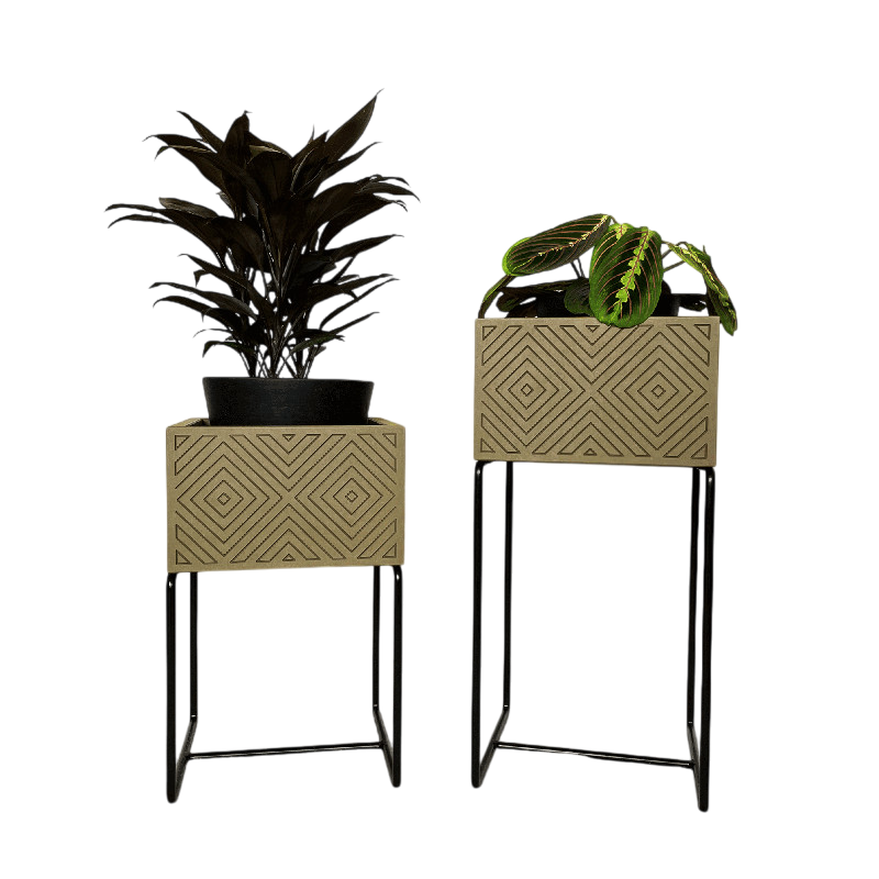 Nevi the plantbox Olivgrün, Schwarz M