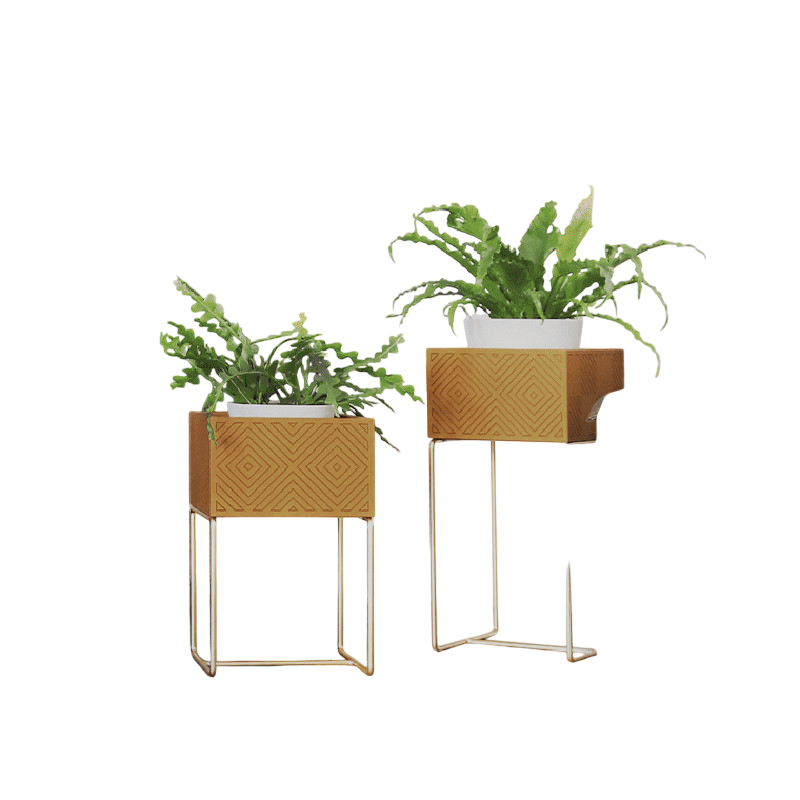 Nevi the plantbox mustard yellow, gold S