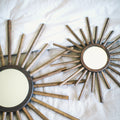 Sole the mirror Nussbaum dunkel L