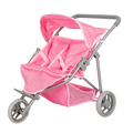 Zwillings Puppenbuggy, rosa