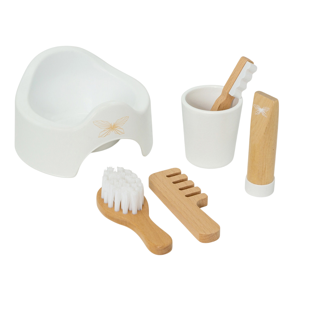 Puppen Pflegeset mit Töpchen